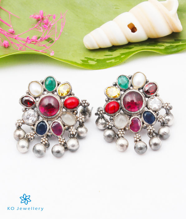 Buy Navratna Earrings - Design II - Rudra Centre